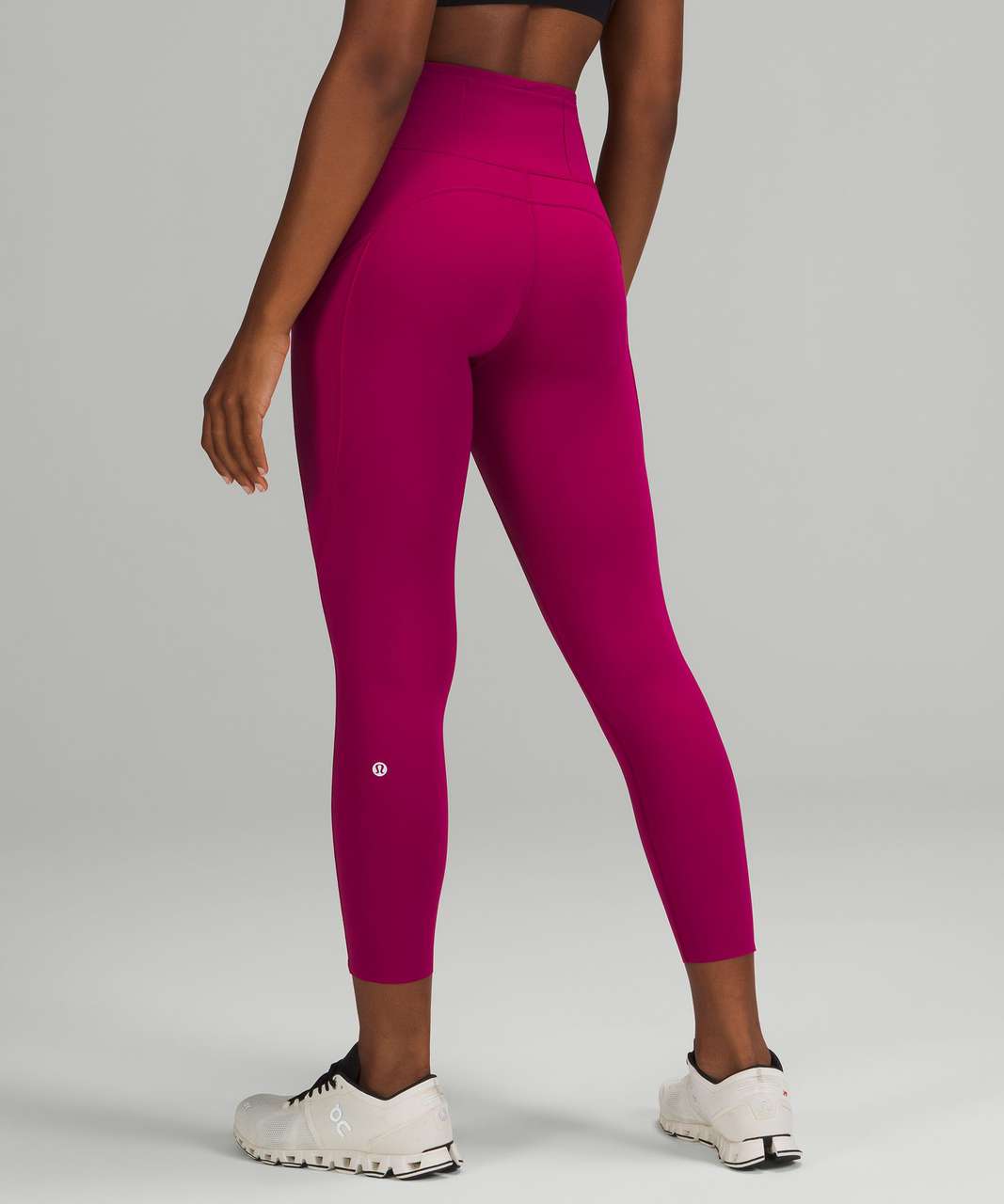 Lululemon Fast and Free High-Rise Crop 23" - Wild Berry