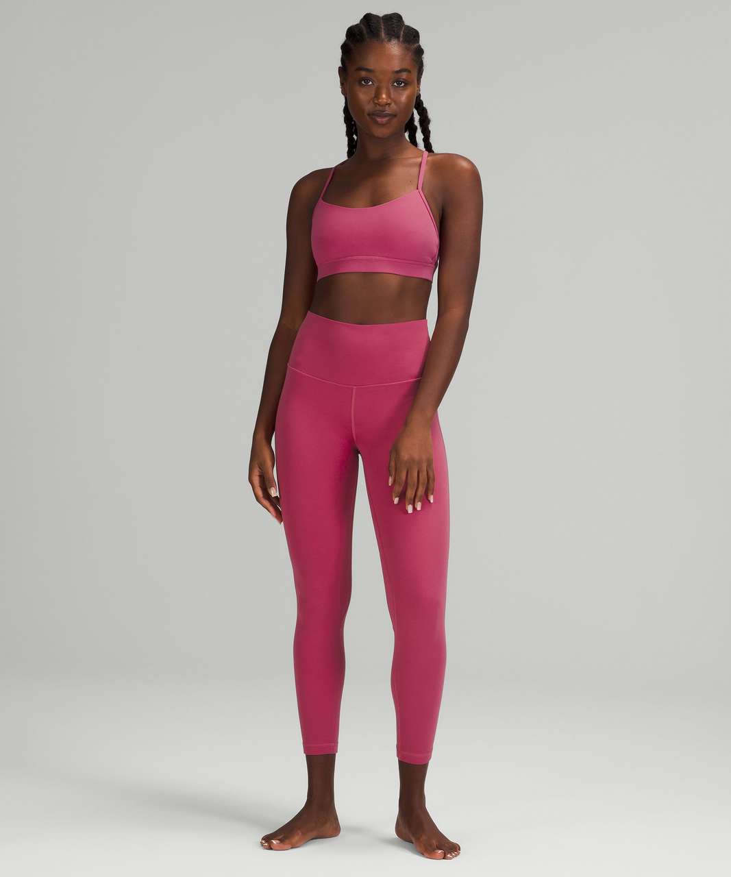 Lululemon Ebb to Street Bodysuit *Light Support B/C Cup, Size 6, Pink Lychee,  Women's Fashion, Activewear on Carousell