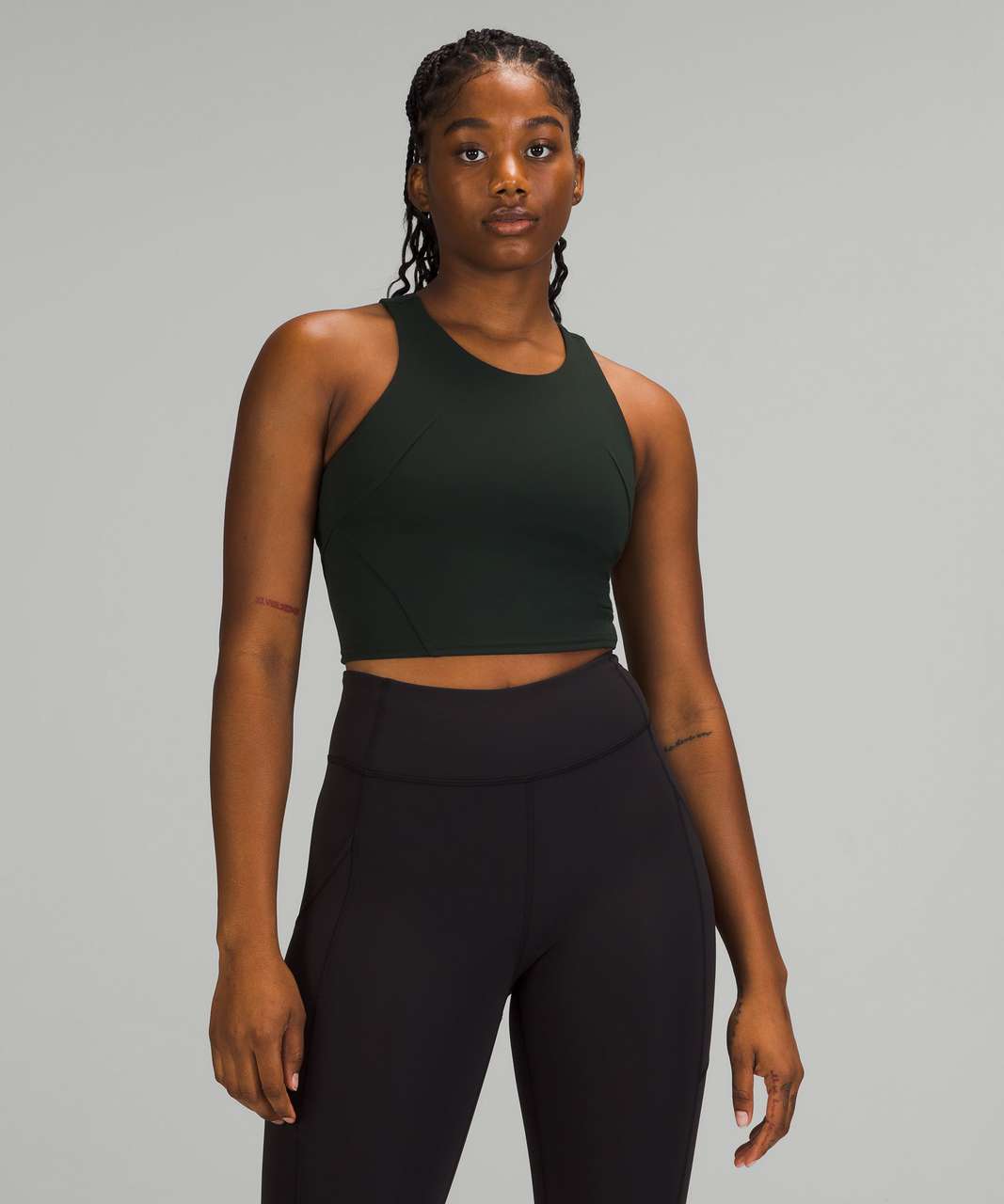 NWT Lululemon ETS Racerback Crop - Rainforest Green, Women's