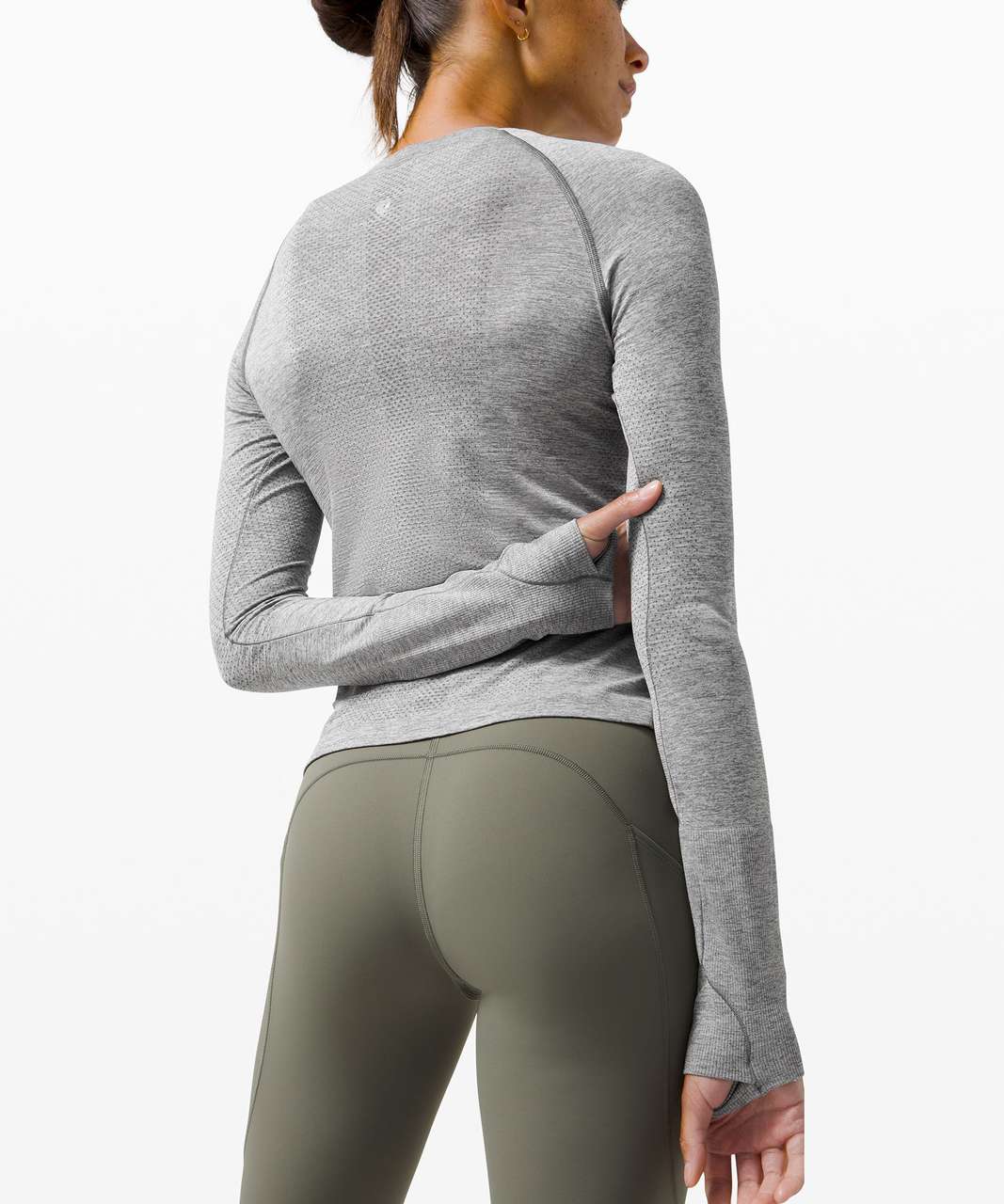 NWT Lululemon Swiftly Tech Long Sleeve Shirt 2.0 Race Length - Water Drop  Size 4