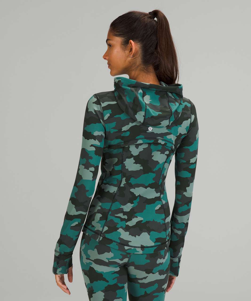 Lululemon Hooded Define Jacket *Nulu - Heritage 365 Camo Tidewater Teal  Multi - lulu fanatics