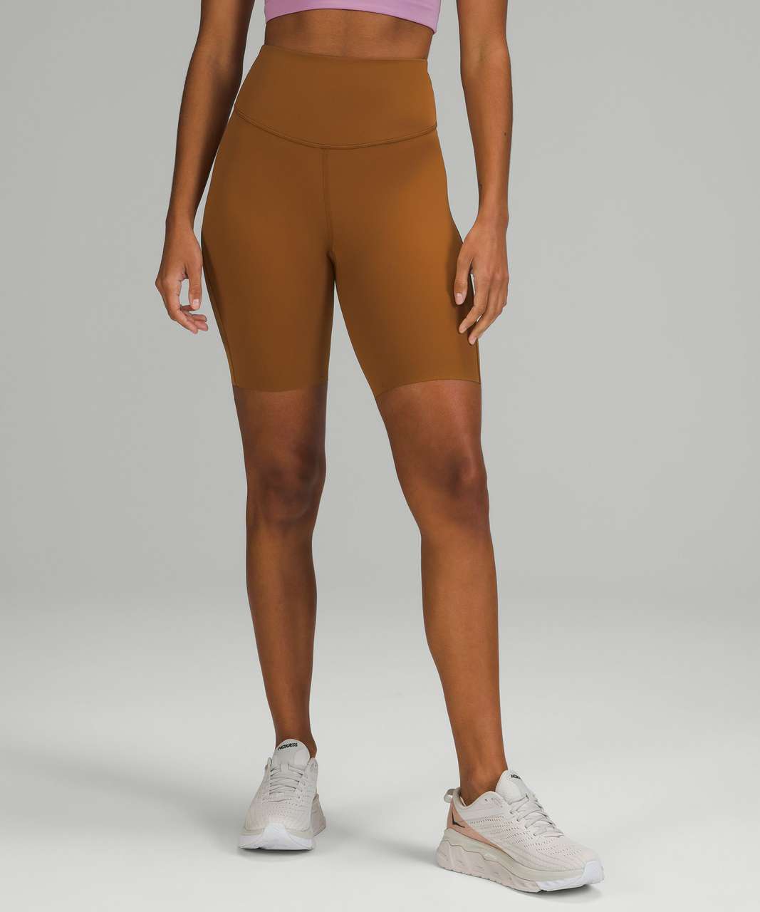 Lululemon Base Pace High-Rise Short 8" - Copper Brown