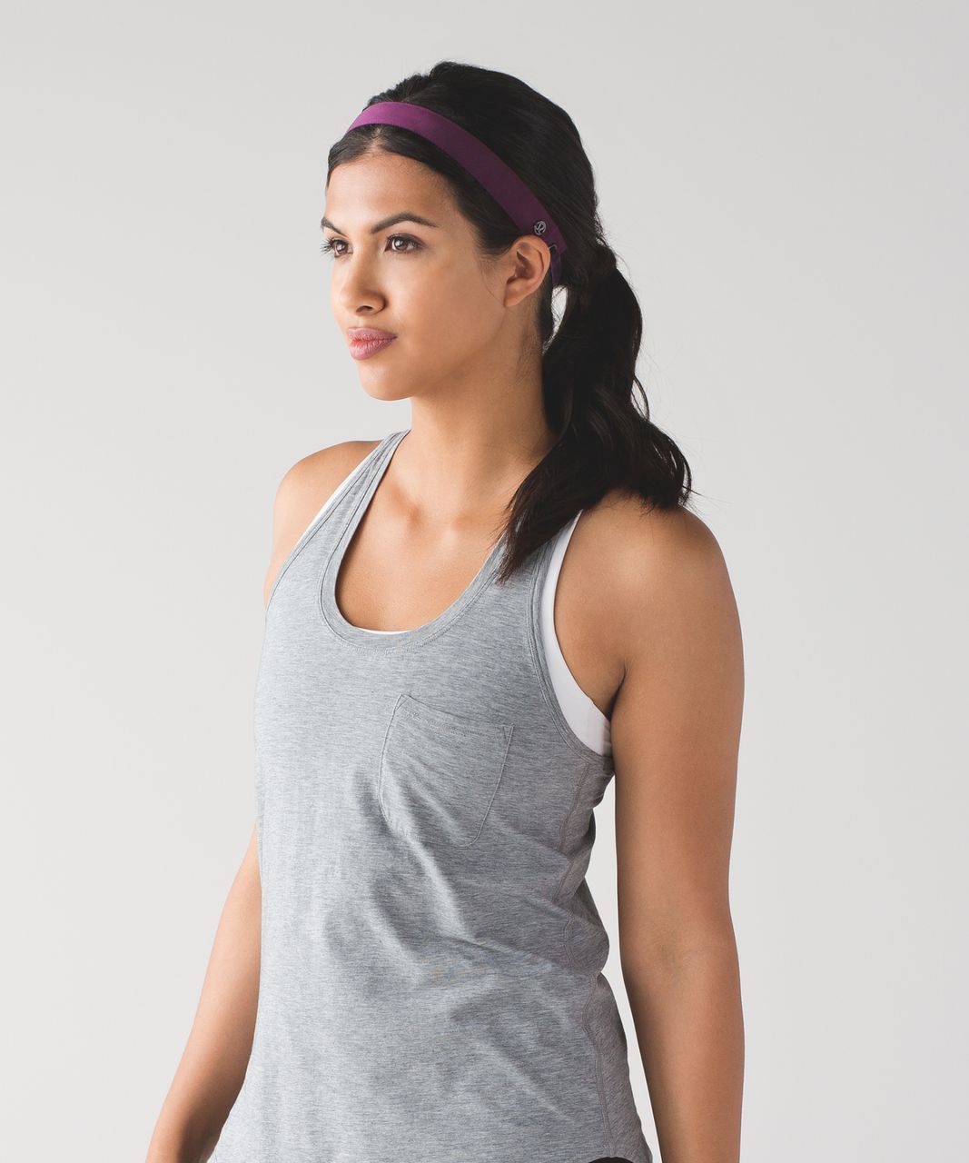 Lululemon Smooth Shanti Headband - Darkest Magenta