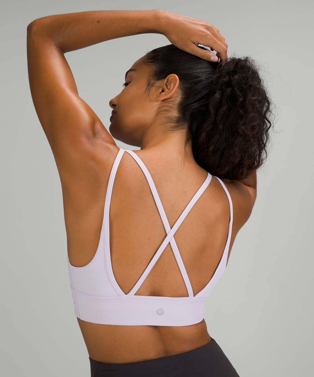 Lululemon In Alignment Longline Bra *Light Support, B/C Cup - Lavender Dew  - lulu fanatics