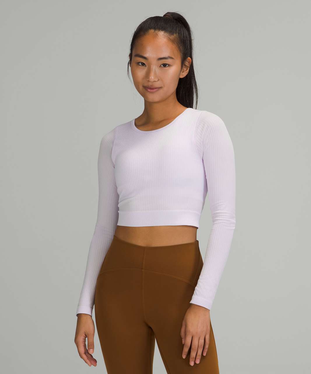 Lululemon Ebb to Street Long Sleeve - Lavender Dew