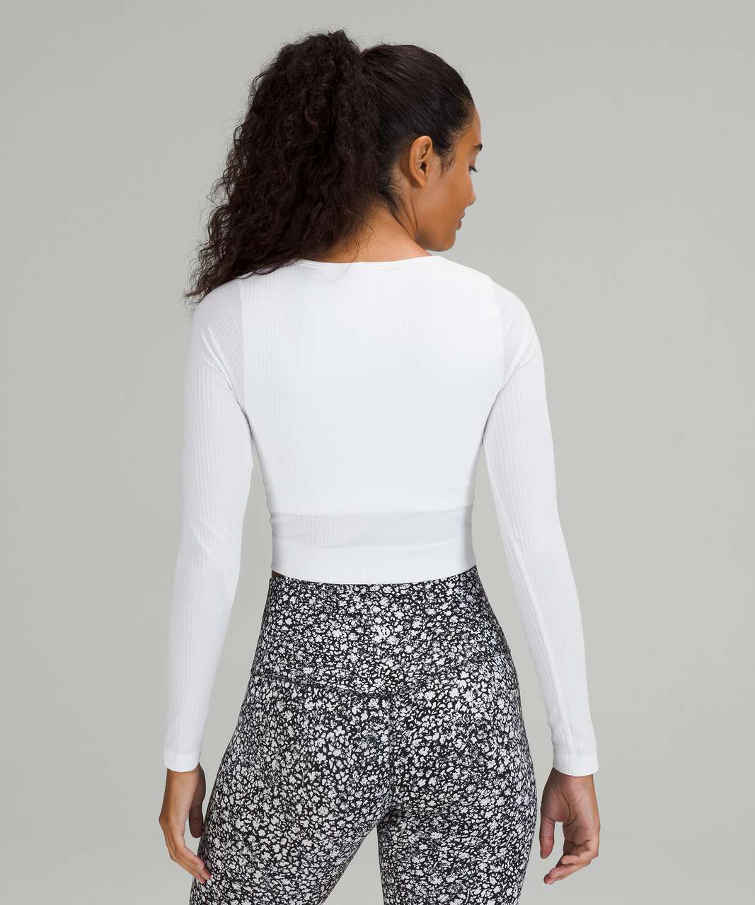 Lululemon Ebb to Street Long Sleeve - White