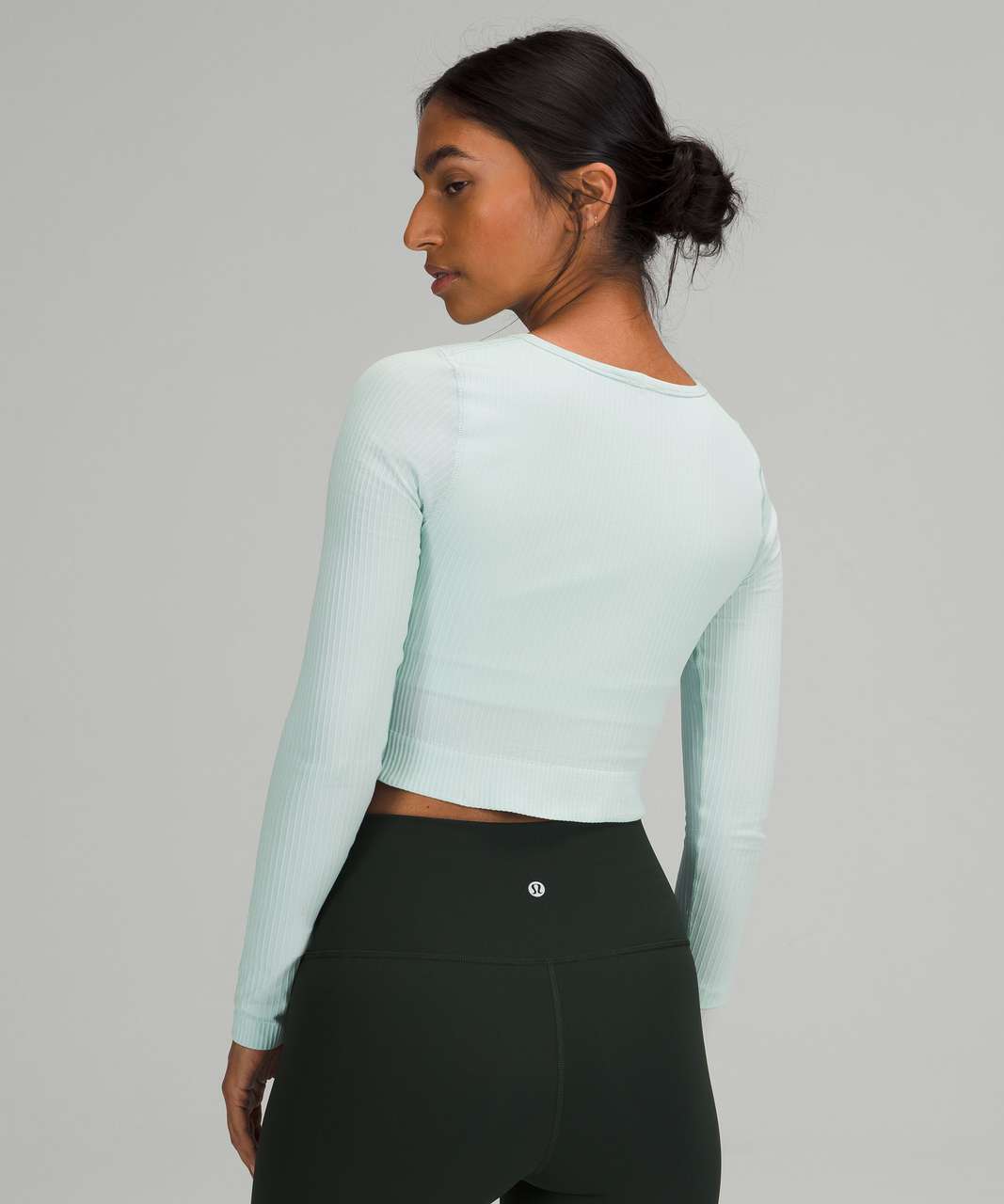 Lululemon Ebb to Street Long Sleeve - Delicate Mint