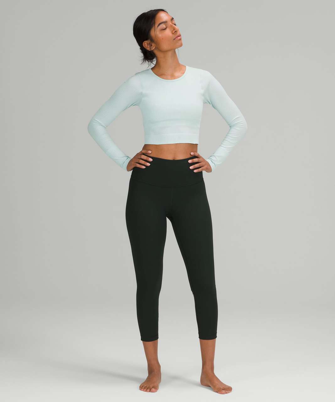 Lululemon Ebb to Street Long Sleeve - Delicate Mint