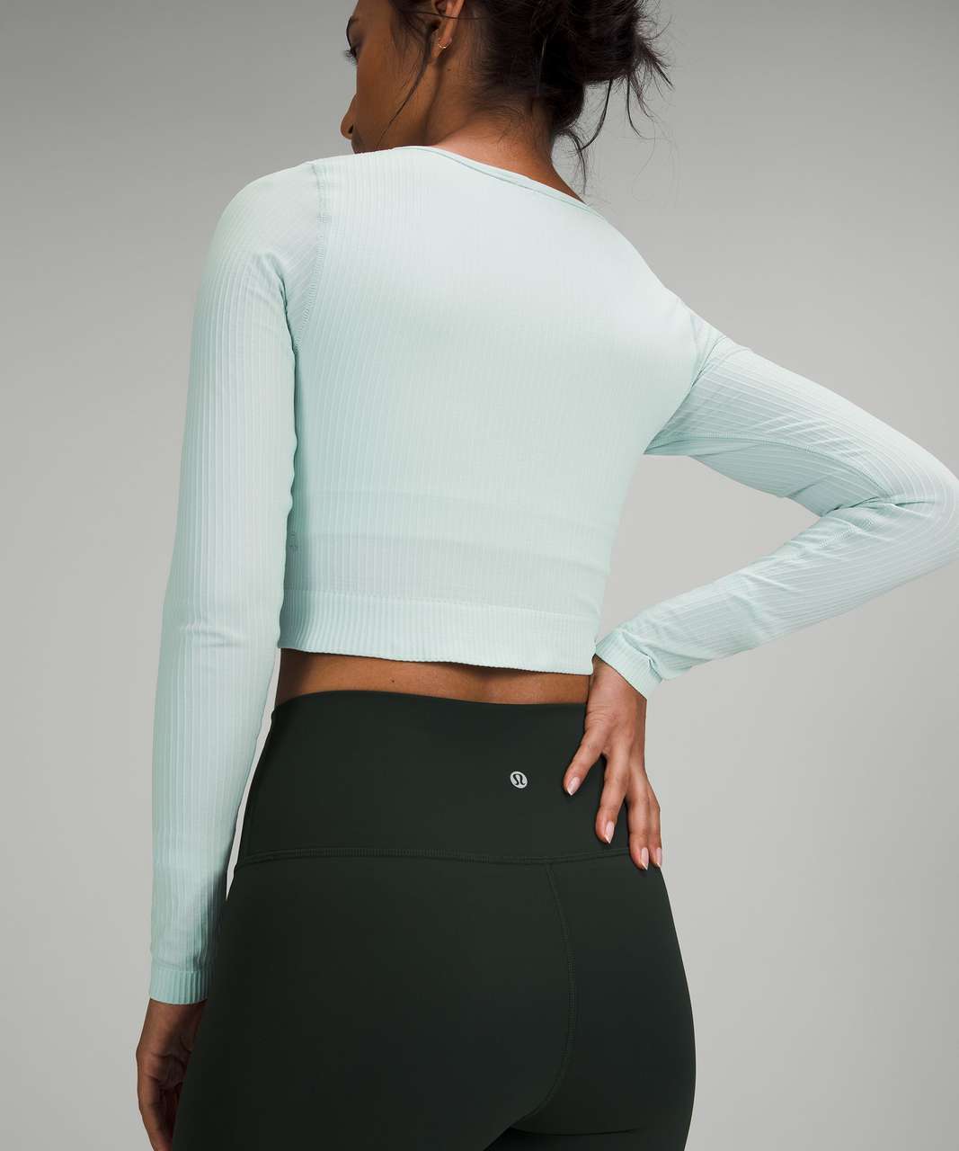 Lululemon Ebb to Street Long Sleeve - Delicate Mint