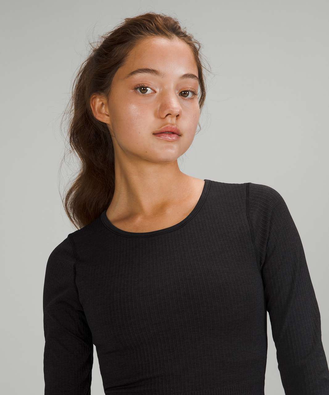 Lululemon Ebb to Street Long Sleeve - Black - lulu fanatics Lululemon Ebb to Street Long Sleeve - Black - lulu fanatics