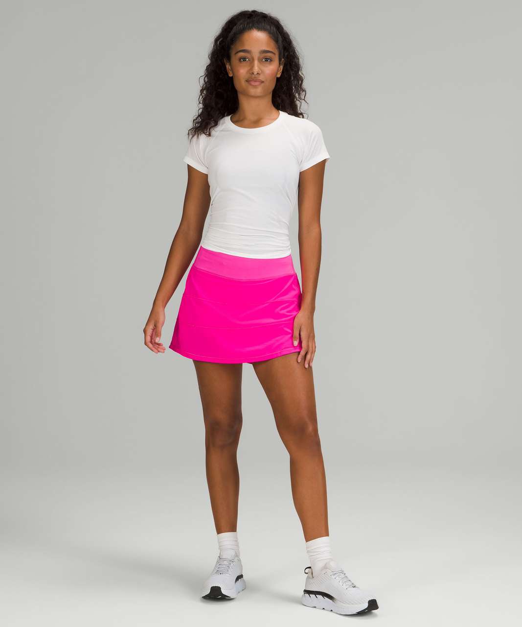 Lululemon Pace Rival Mid-Rise Skirt *Long - Pow Pink - lulu fanatics