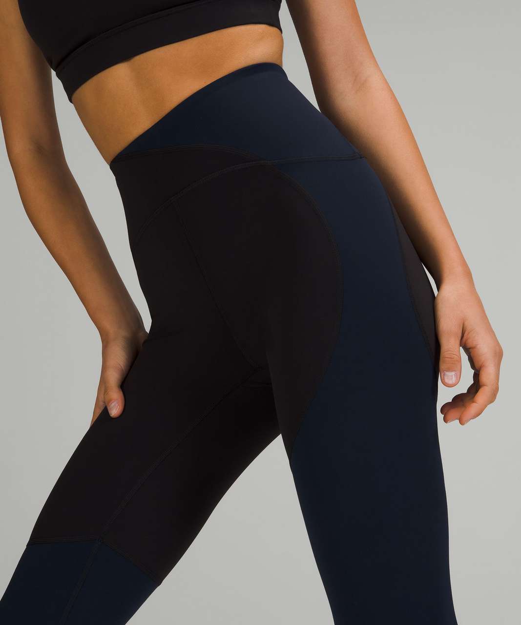 Lululemon Nulu Colour Block High-Rise Tight 25 - Green Twill