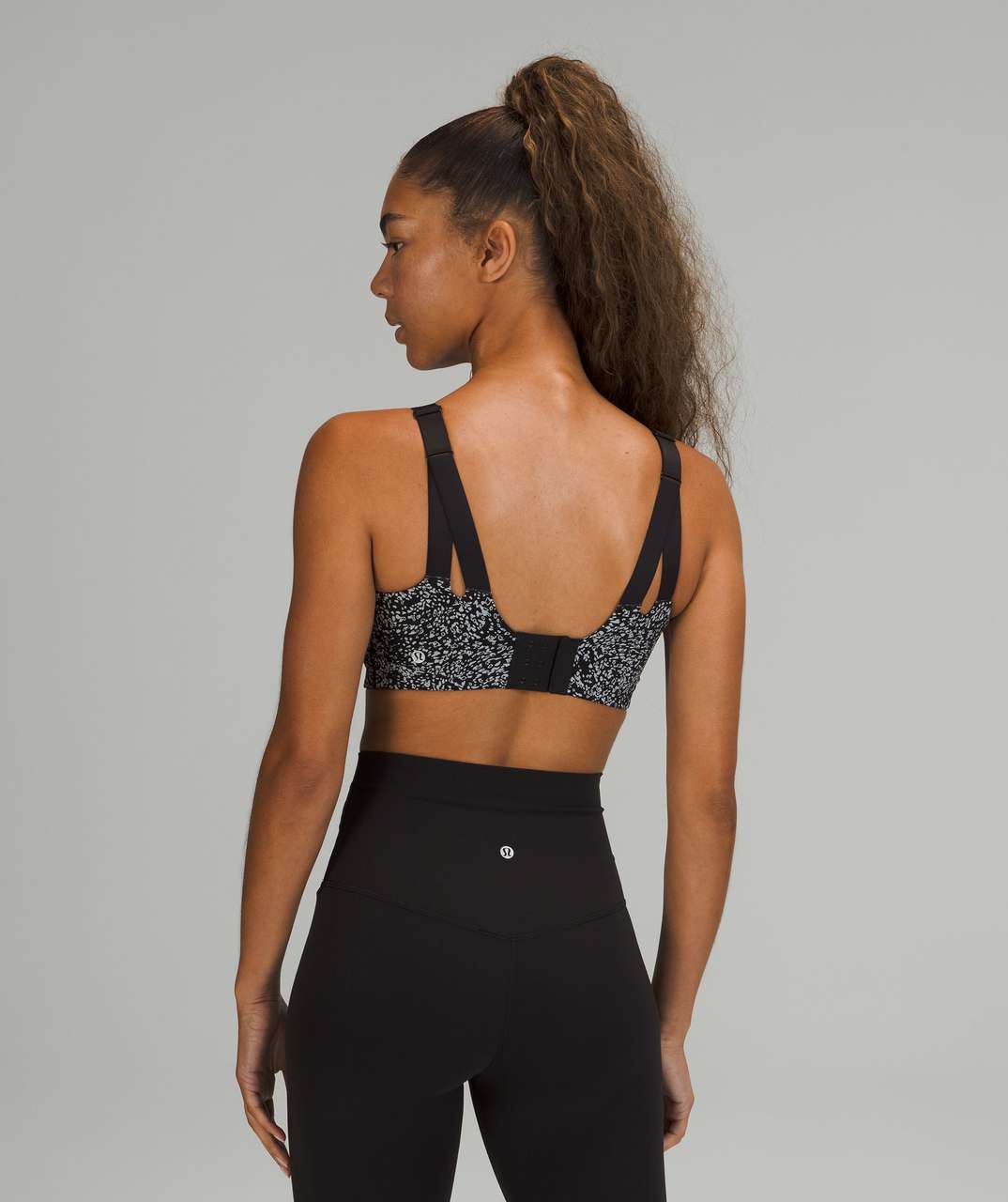 VGC Lululemon Layered Keyhole Racerback Sports Bra w Clasp BLACK 6 SMALL  MSP $68