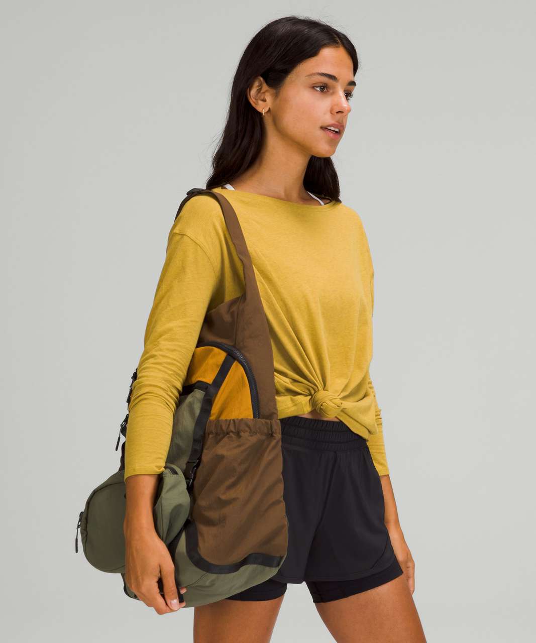 Lululemon Pack and Go Backpack 21L - Deep Artifact / Medium Olive / Gold Spice