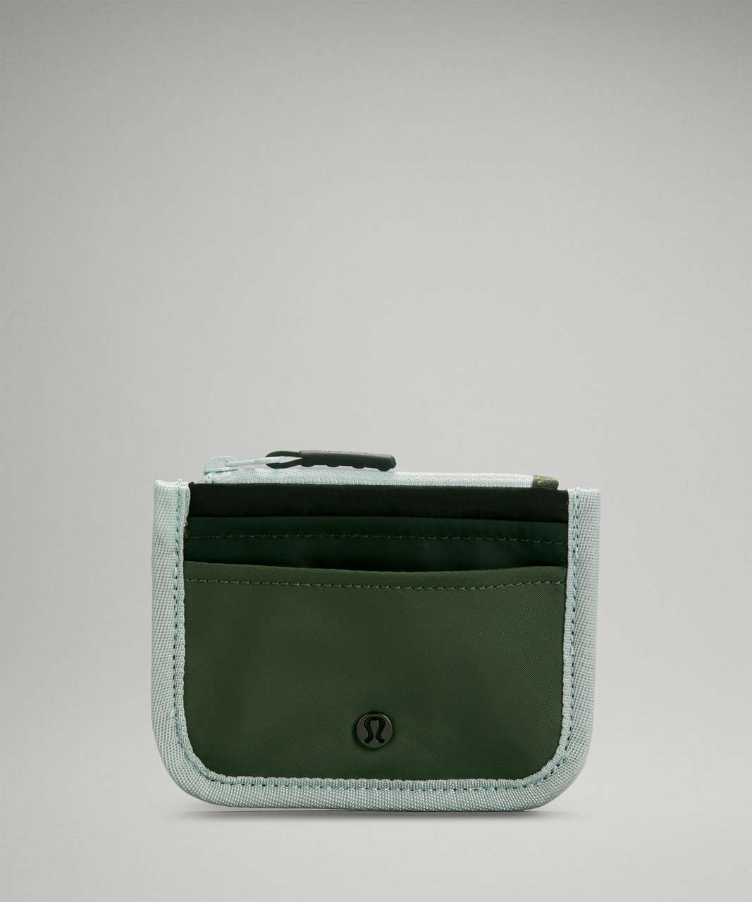 Lululemon True Identity Card Case - Green Twill / Rainforest Green / Black