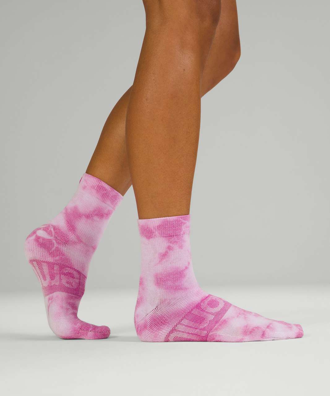 Lululemon Daily Stride Mid-Crew Sock *Tie Dye - Ripened Raspberry