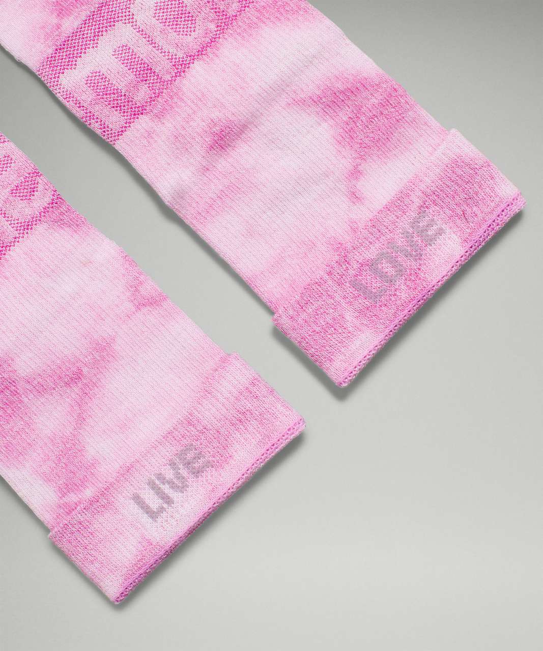 Lululemon Daily Stride Mid-Crew Sock *Tie Dye - Ripened Raspberry