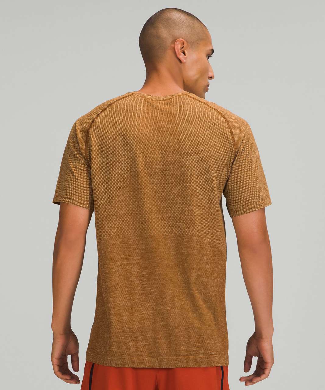 Lululemon Metal Vent Tech Short Sleeve Shirt 2.0 - Dew Green / Copper Brown