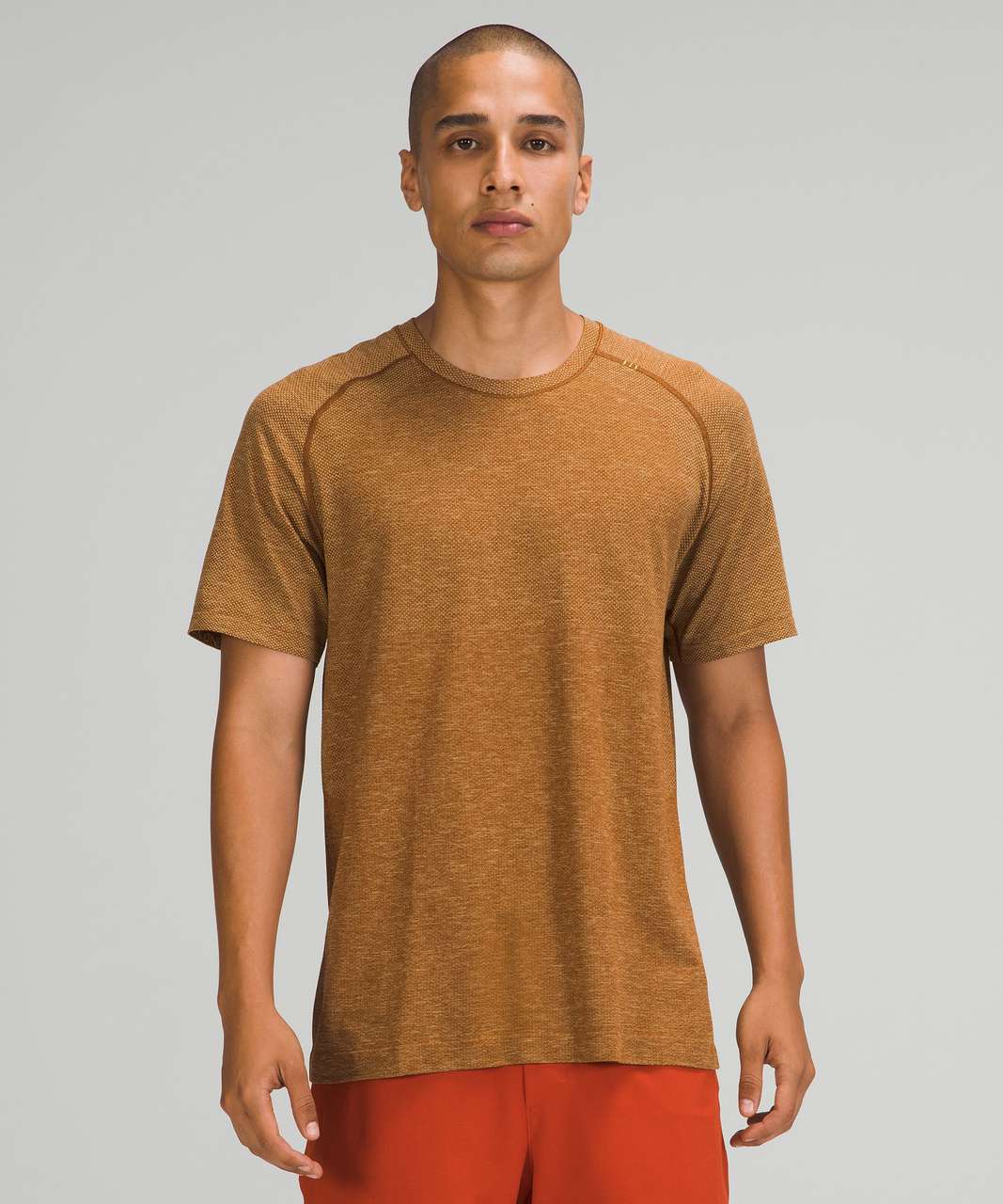 Lululemon Metal Vent Tech Short Sleeve Shirt 2.0 - Dew Green / Copper Brown