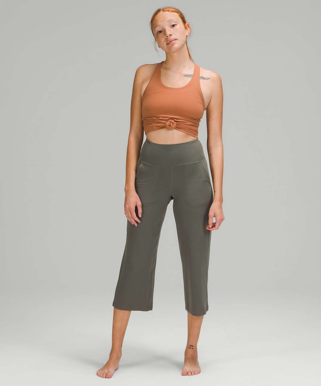 Lululemon LA Wide Leg Super-High-Rise Pant - Copper Brown - lulu fanatics