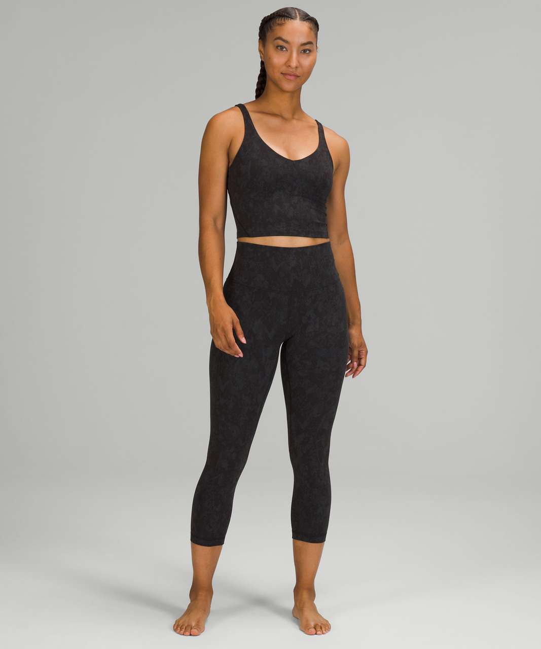 LULULEMON ALIGN TANK Crop Top BNWT UK8 US4 Wild Thing Camo Deep Coal Multi  Black £44.99 - PicClick UK