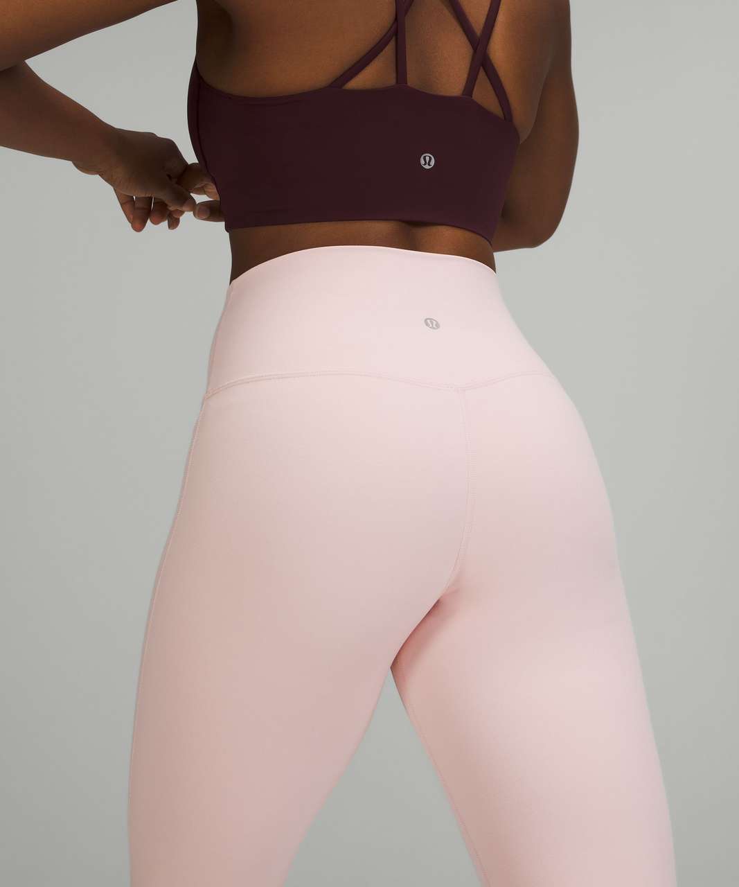 Lululemon Align High-Rise Crop 23 - Pink Mist - lulu fanatics