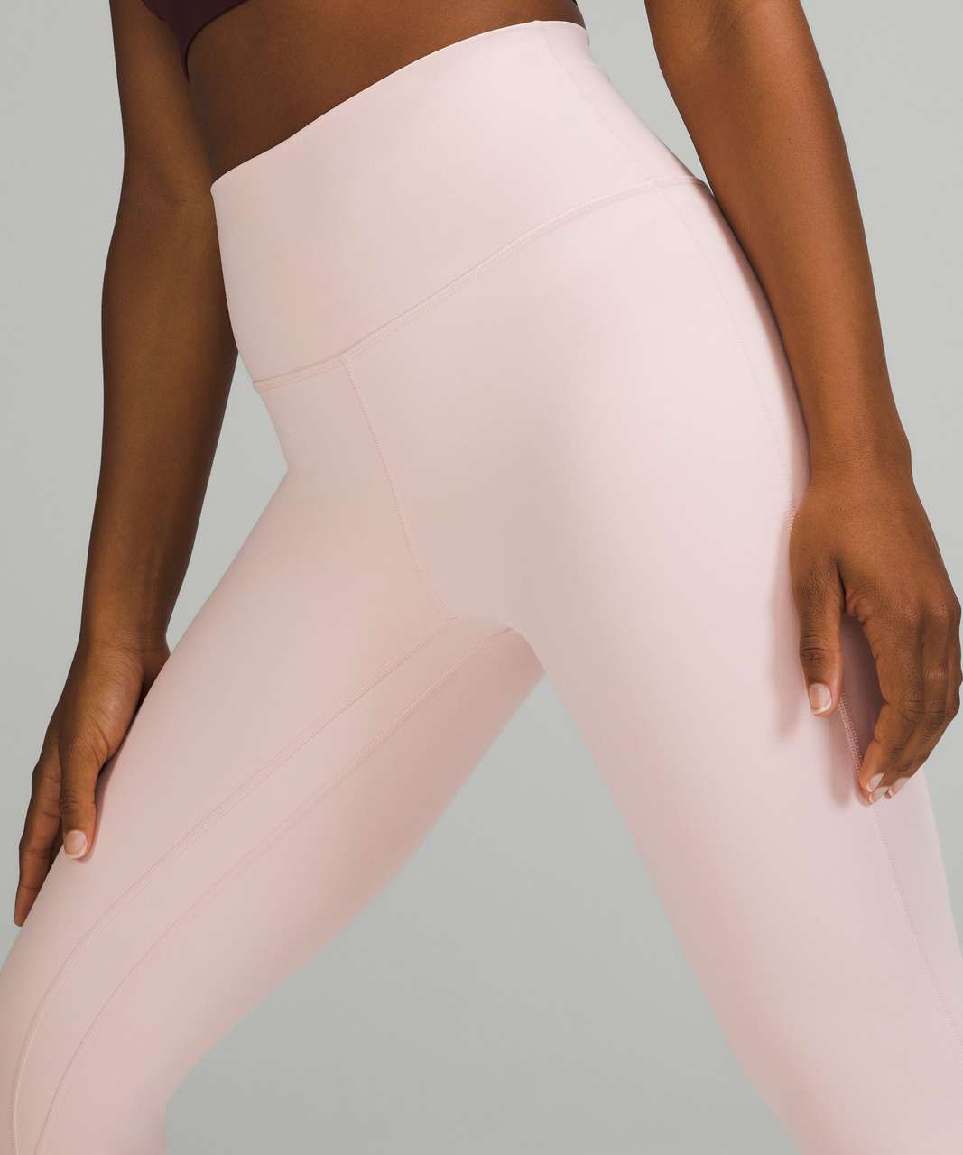 Lululemon Align High-Rise Crop 23 - Pink Mist - lulu fanatics