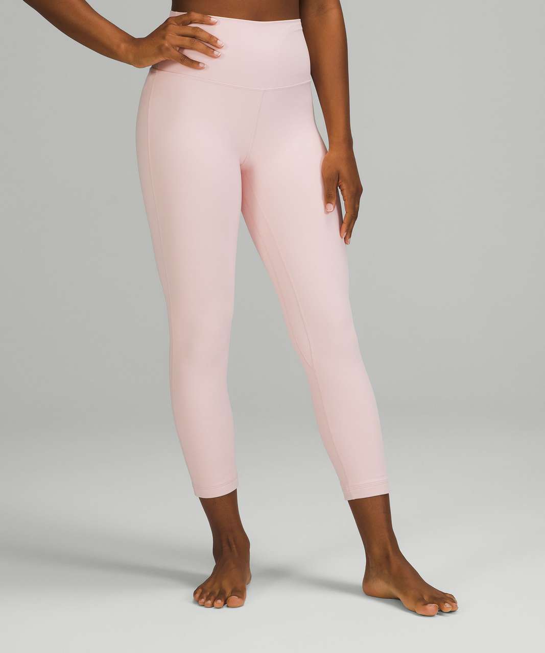 Lululemon Inspire Crop Pink Floral Leggings Size 4 - $76 - From Kelsey