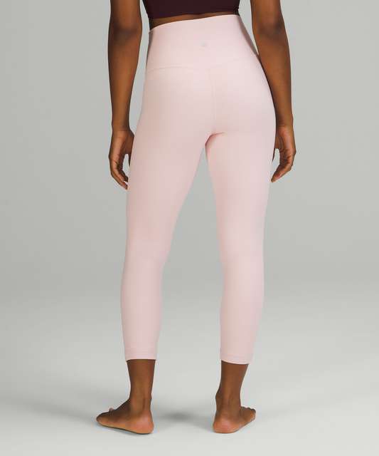 Lululemon Align High-Rise Crop 23” Size 10 - Raspberry Cream Pink Leggings