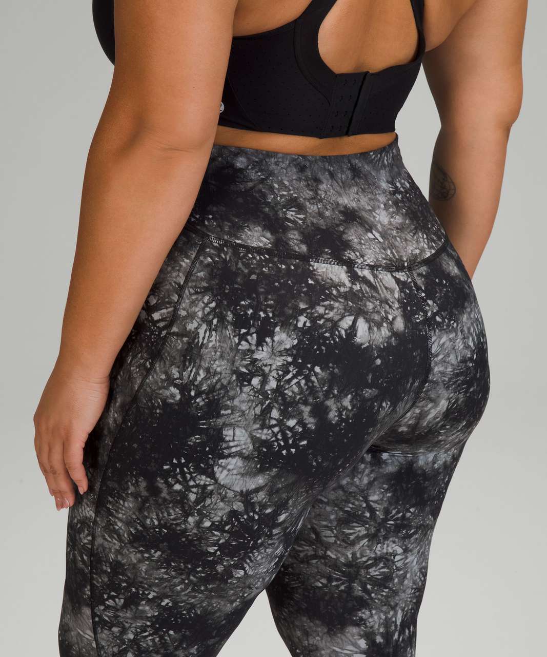 Lululemon Base Pace High-Rise Tight 25 - Ink Vapor Ice Grey Multi