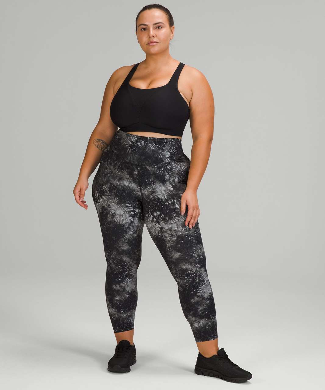 Lululemon Base Pace High-Rise Tight 25 - Ink Vapor Ice Grey Multi