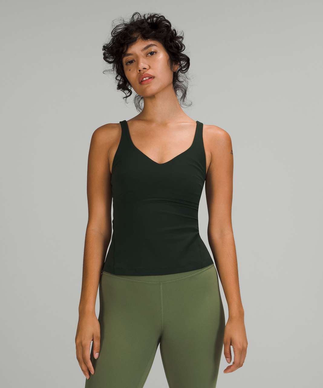 Lululemon Align Waist-Length Tank Top - Rainforest Green