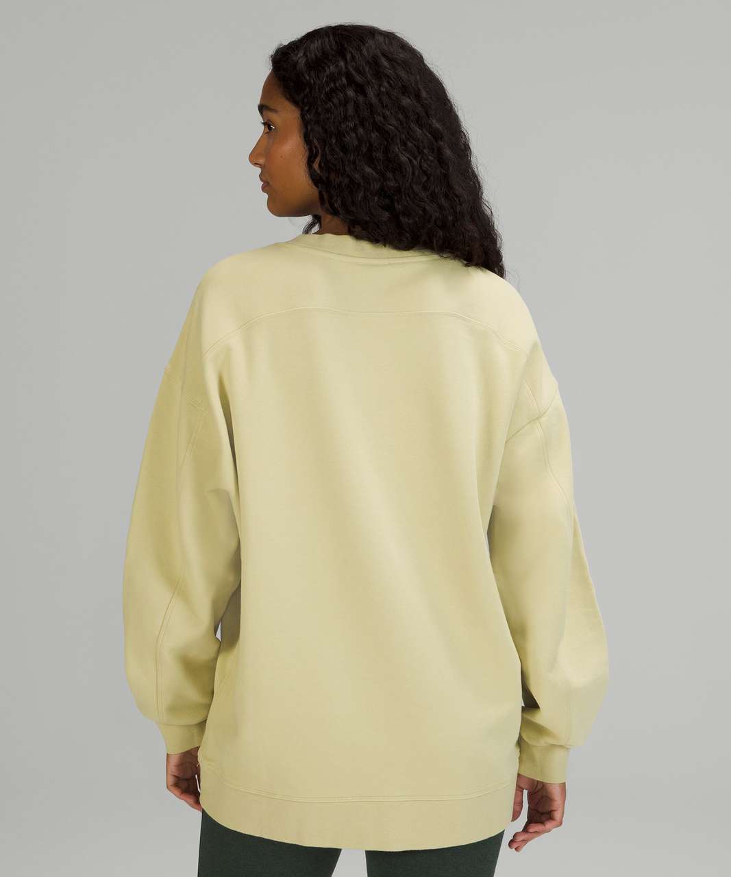 Lululemon perfectly oversized crew sweatshirt pullover soleil yellow size 12  - $65 - From Beatriz