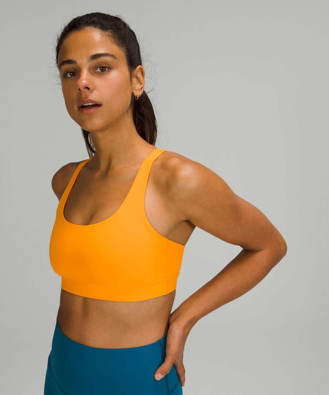 Lululemon Energy Bra *Medium Support, B–D Cups - Clementine - lulu fanatics