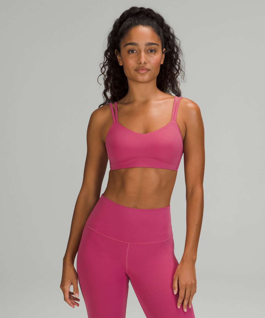 Lululemon Like a Cloud Bra *Light Support, B/C Cup - Pink Lychee - lulu  fanatics