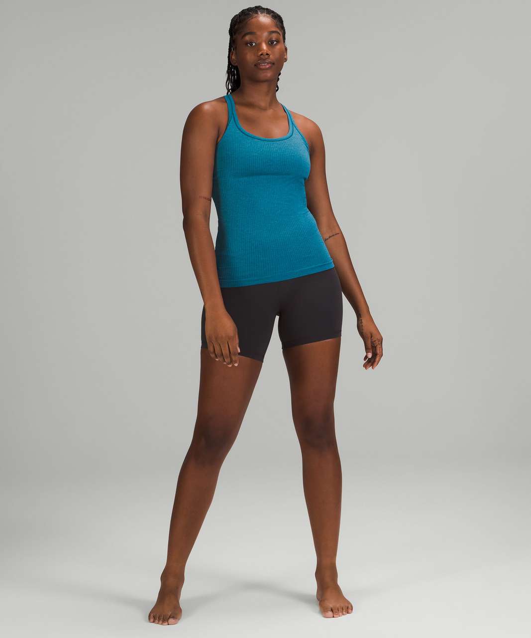 Lululemon Train to Be Tank Top - Capture Blue / Capture Blue - lulu fanatics