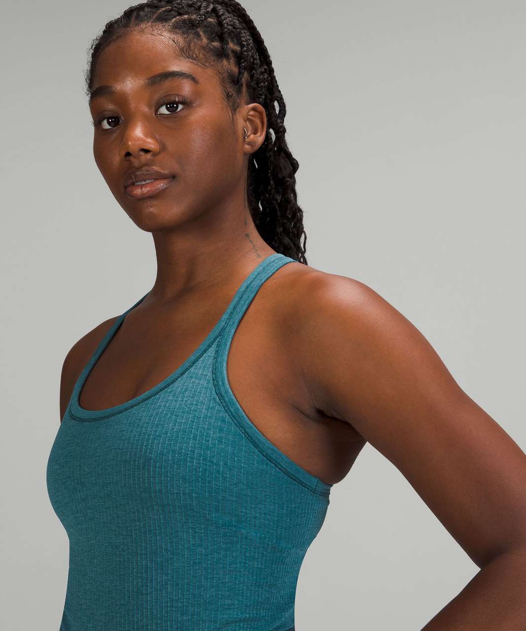 Lululemon Train to Be Tank Top - Capture Blue / Capture Blue