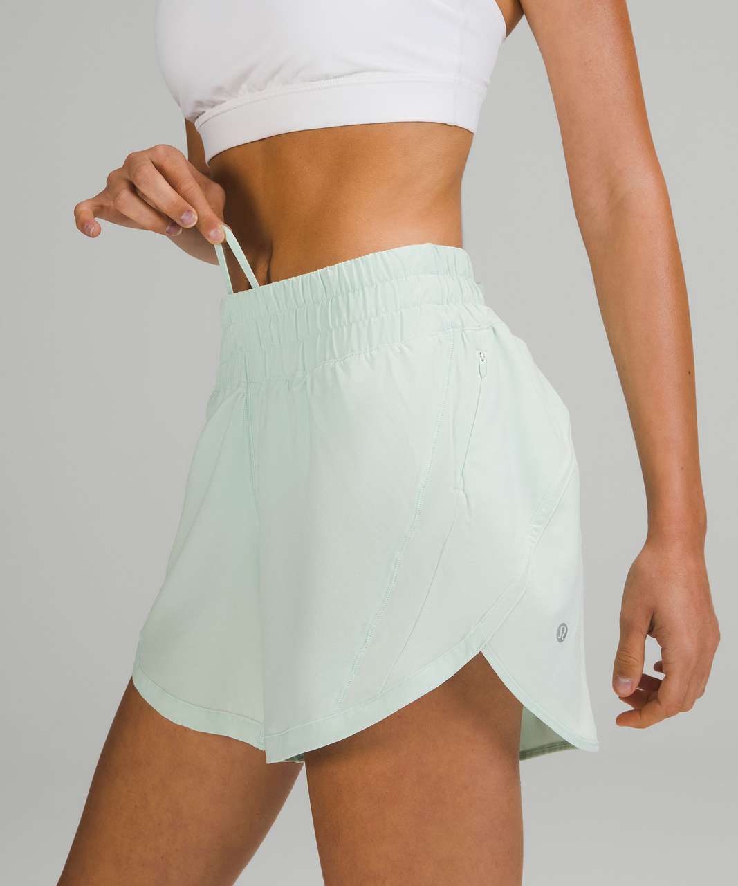 LULULEMON Track That High-Rise Lined Short 3 ~ White ~4~ MINT