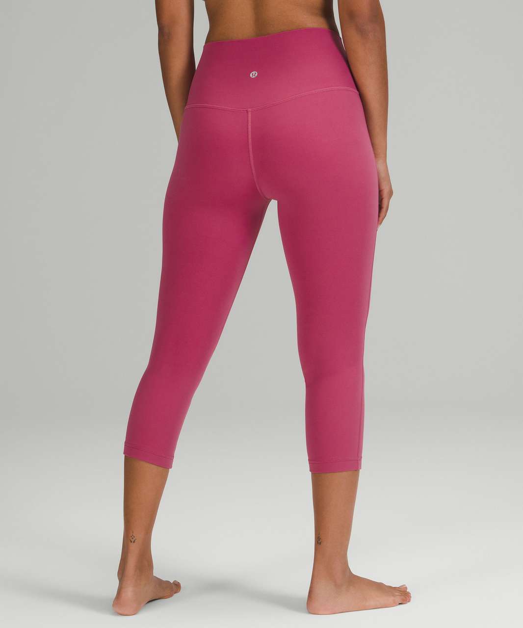 Lululemon Align High-Rise Crop 21 - Pink Lychee - lulu fanatics