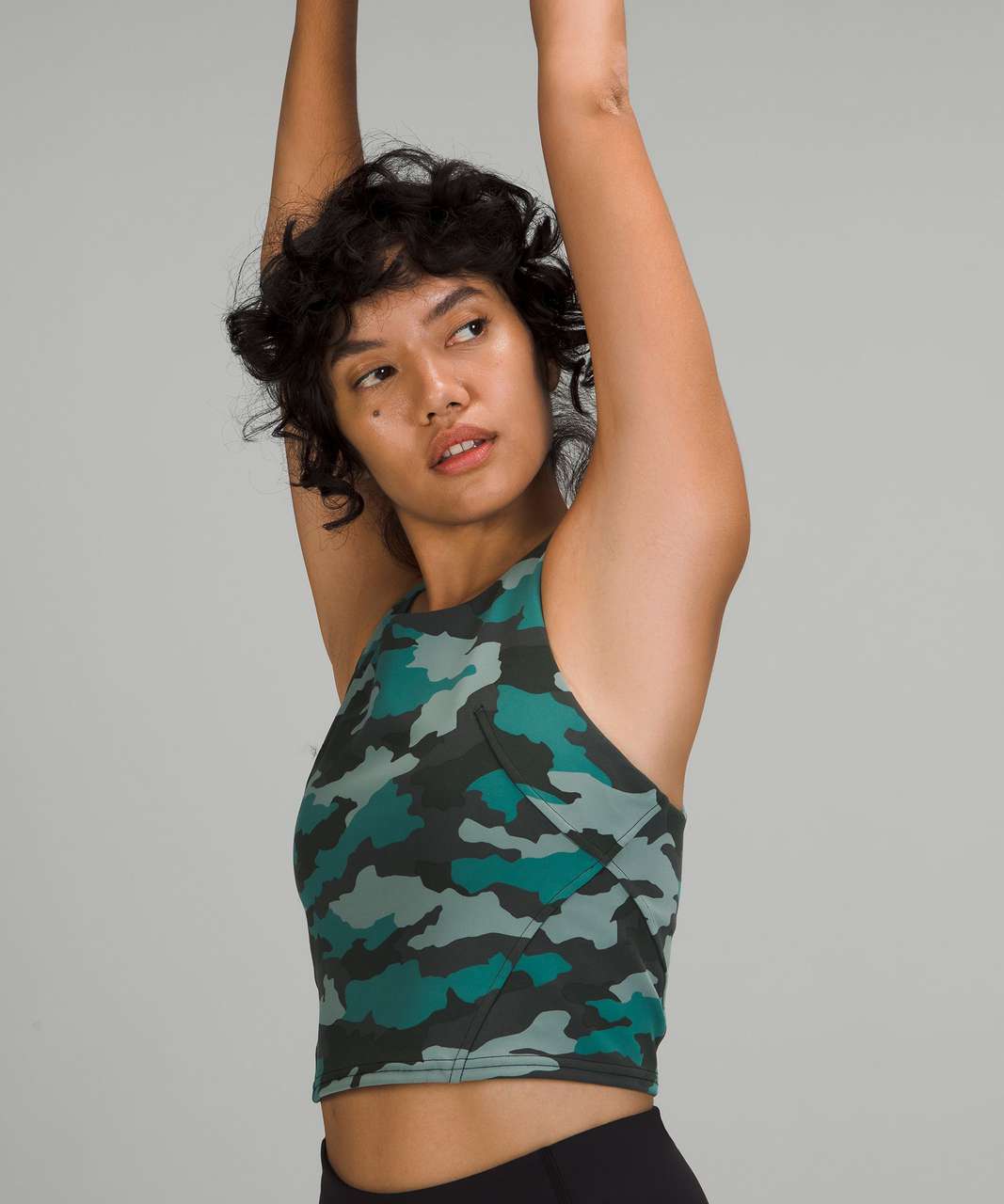 Lululemon Invigorate Training Tank Top - Heritage 365 Camo Tidewater Teal  Multi - lulu fanatics