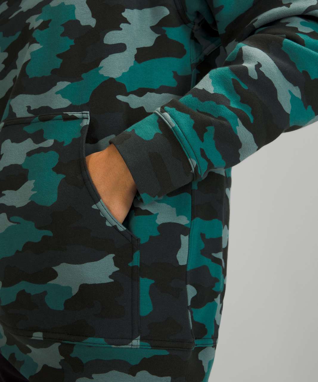 Lululemon All Yours Hoodie *Fleece - Heritage 365 Camo Tidewater Teal Multi