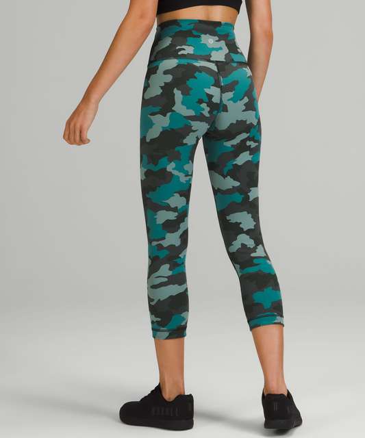 Lululemon Wunder Train High-Rise Crop 21 - Incognito Camo Multi