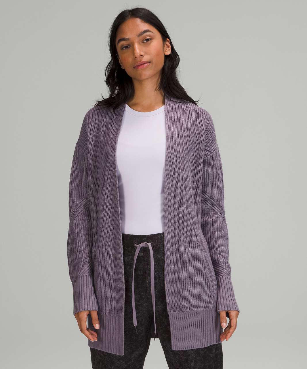 Lululemon Cashlu Sweater Wrap - Dusky Lavender