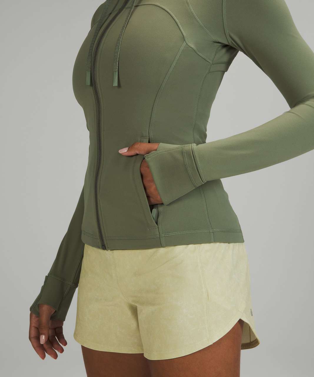 Lululemon Hooded Define Jacket *Nulu - Green Twill - lulu fanatics