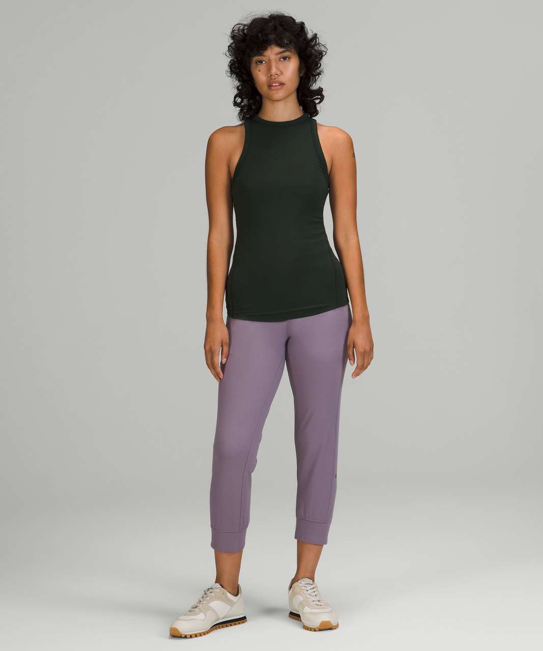 Lululemon Hold Tight Crewneck Tank Top - Rainforest Green