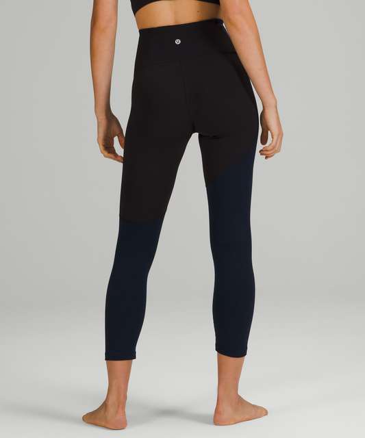 Lululemon Ribbed Straight Leg Super-High-Rise Crop 23 - Heathered