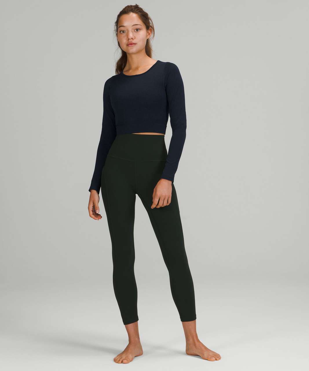 Lululemon Ebb to Street Long Sleeve - True Navy