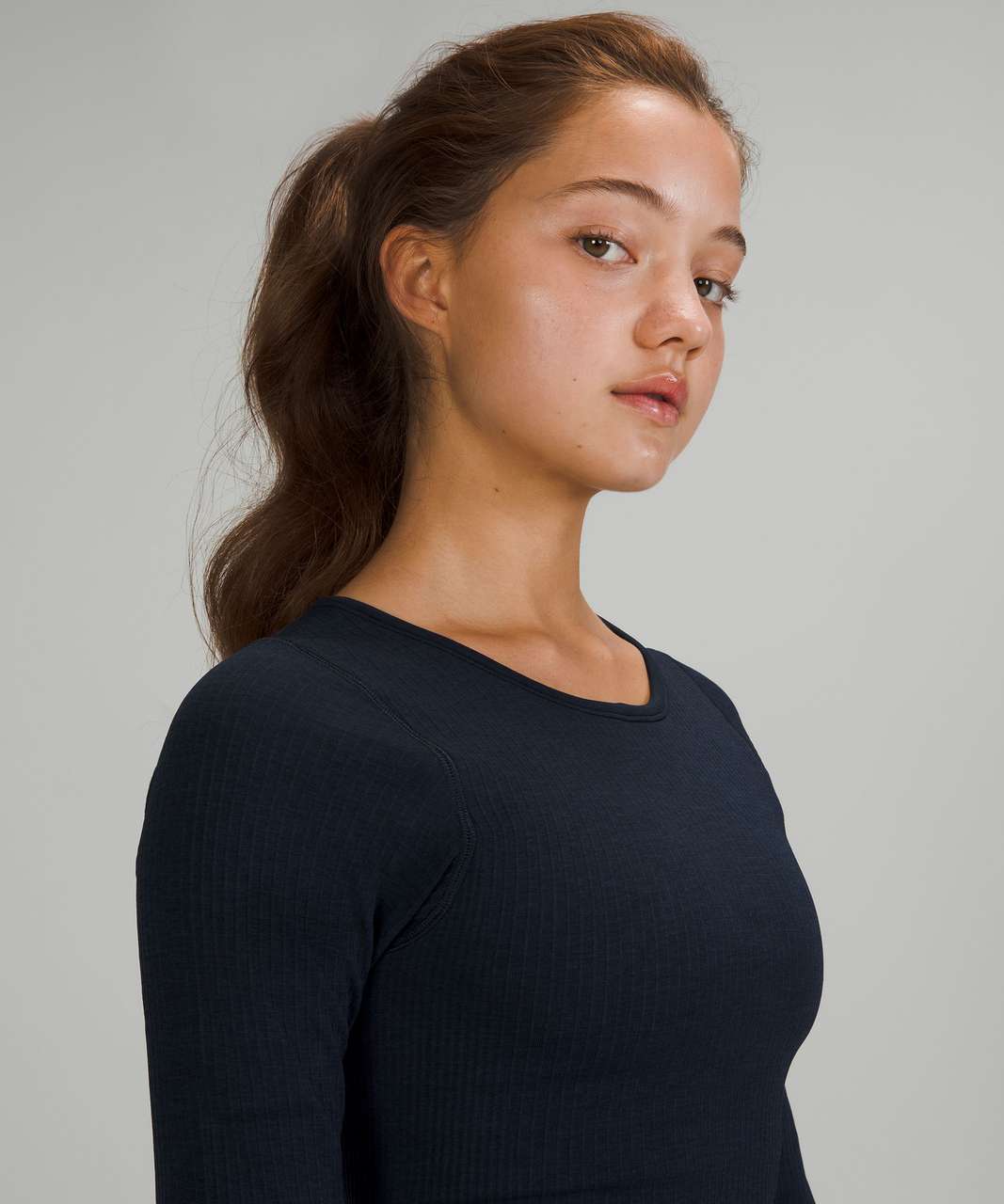 Lululemon Ebb to Street Long Sleeve - True Navy