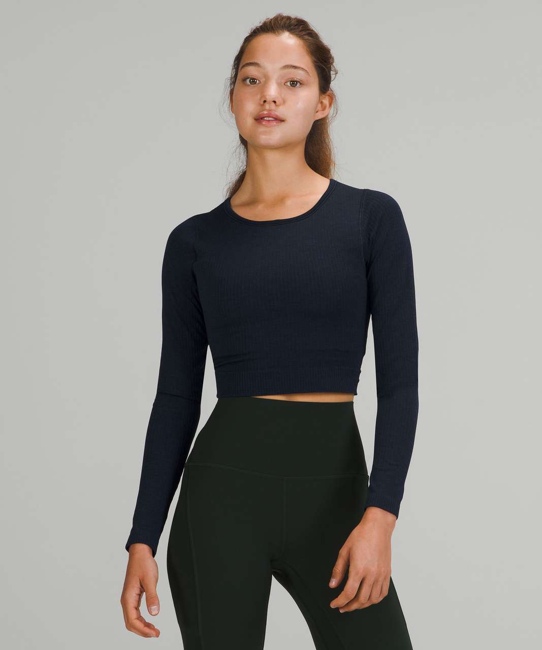 Lululemon Ebb to Street Long Sleeve - True Navy