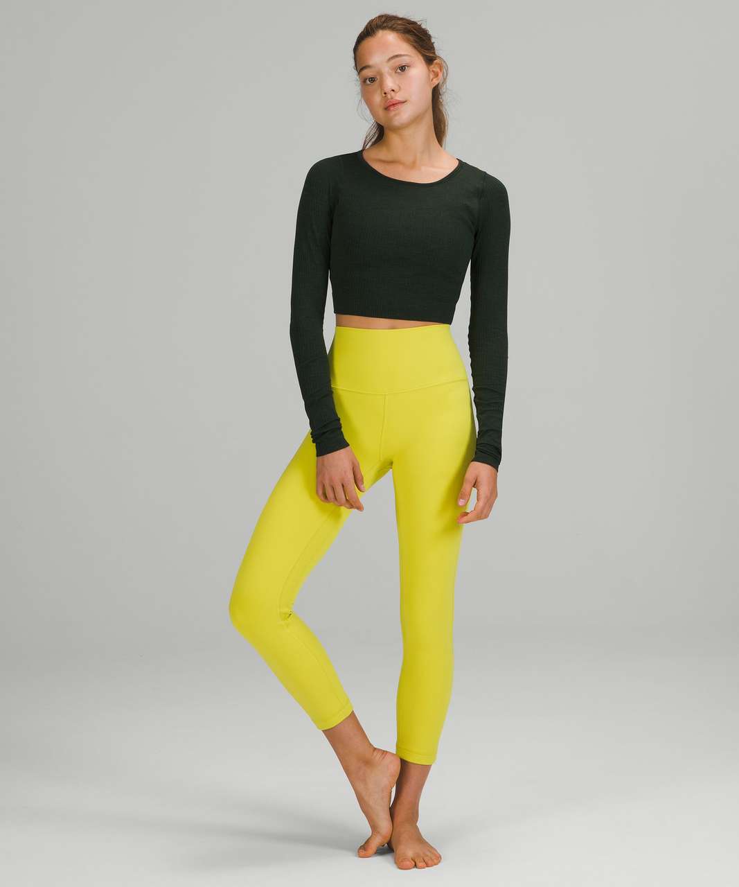 Lululemon Ebb to Street Long Sleeve - Rainforest Green - lulu fanatics